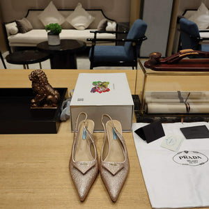 Prada 1I021N Satin slingbacks with crystals P78530 - 35 - View 2