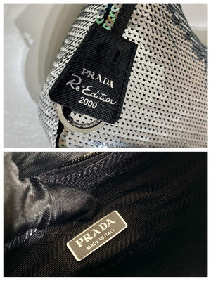 Prada 1NE515 Re-Edition 2000 Re-Nylon mini-bag Silver - Default Title - View 8