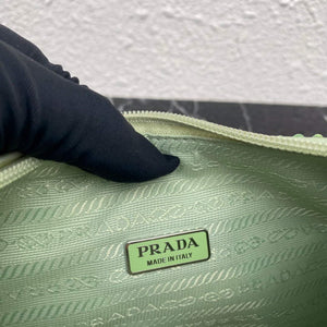 Prada 1NE515 Satin mini-bag with artificial crystals Green - Default Title - View 9
