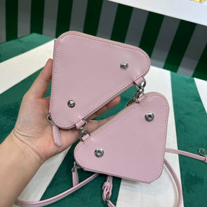 Prada 1NR015 Embellished satin and leather mini-pouch Pink - Default Title - View 5
