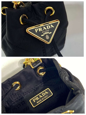 Prada 1NR016 Re-Nylon mini pouch Black - Default Title - View 8