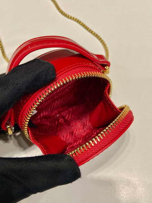 Prada 1NR023 Saffiano leather mini-pouch Red - Default Title - View 8