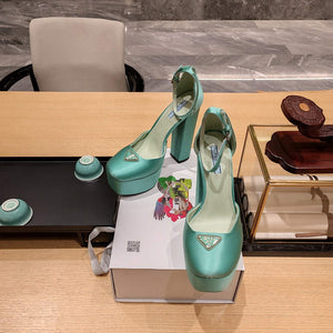 Prada 1XP48B High-heeled satin sandals P78542 - 35 - View 1