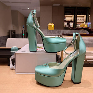 Prada 1XP48B High-heeled satin sandals P78542 - 35 - View 4
