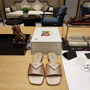 Prada 1XX608 Satin slides with crystals P78535 - 35 - View 2