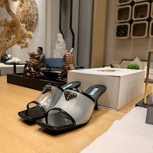 Prada 1XX644 Plexiglas and patent leather sandals P78606 - 35 - View 3
