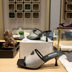 Prada 1XX644 Plexiglas and patent leather sandals P78606 - 35 - View 5
