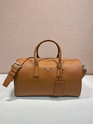 Prada 2VC048 Leather duffel bag Brown - Default Title - View 1