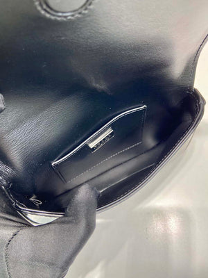 Prada 2VD061 Black Brushed Leather Mini-bag With Shoulder Strap Black - Default Title - View 9