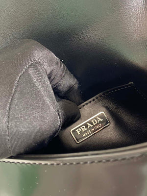 Prada 2VD061 Black Brushed Leather Mini-bag With Shoulder Strap Black - Default Title - View 11