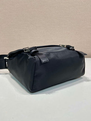 Prada 2VD066 Re-Nylon and Saffiano leather shoulder bag Black - Default Title - View 5
