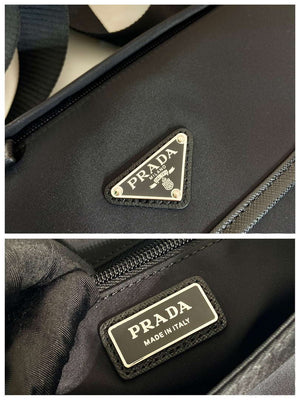Prada 2VD066 Re-Nylon and Saffiano leather shoulder bag Black - Default Title - View 9