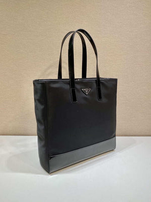 Prada 2VG071 Re-Nylon and Leather tote Black - Default Title - View 2
