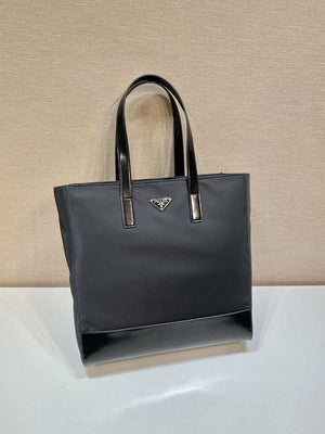 Prada 2VG071 Re-Nylon and Leather tote Black - Default Title - View 3