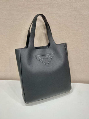 Prada 2VG092 Leather Tote Shoulder Bags Black - Default Title - View 2
