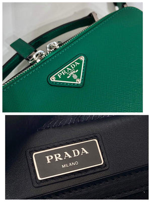 Prada 2VH069 Brique Saffiano leather bag Mango green - Default Title - View 9