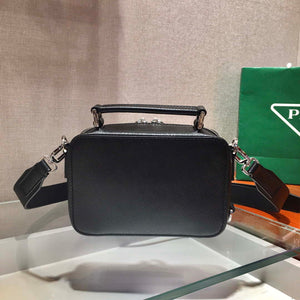 Prada 2VH070 Saffiano Black leather Prada Brique bag - Default Title - View 4