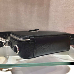 Prada 2VH070 Saffiano Black leather Prada Brique bag - Default Title - View 5