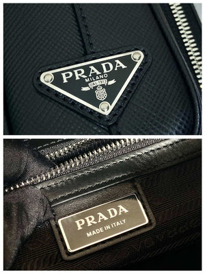 Prada 2VH152 Saffiano leather shoulder bag Black - Default Title - View 9