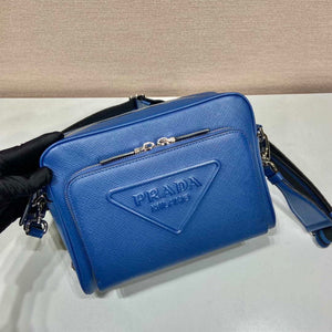 Prada 2VH152 Saffiano leather shoulder bag Blue - Default Title - View 3