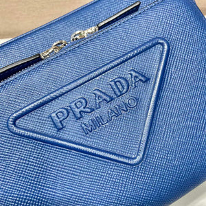 Prada 2VH152 Saffiano leather shoulder bag Blue - Default Title - View 4