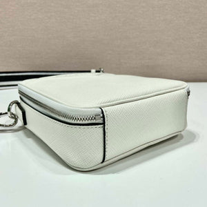Prada 2VH154 Saffiano leather shoulder bag White - Default Title - View 4