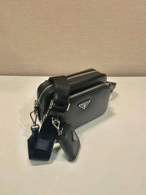 Prada 2VH170 Saffiano leather shoulder bag Black - Default Title - View 3