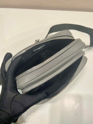 Prada 2VH170 Saffiano leather shoulder bag Gray - Default Title - View 8