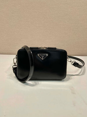 Prada 2VH173 Brique brushed leather bag Black - Default Title - View 2