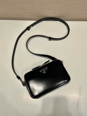 Prada 2VH173 Brique brushed leather bag Black - Default Title - View 4
