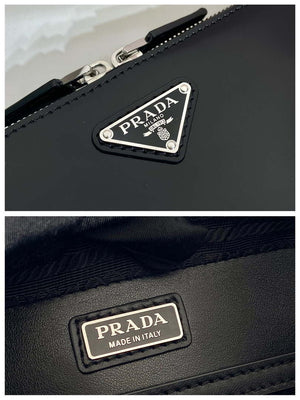Prada 2VH173 Brique brushed leather bag Black - Default Title - View 9