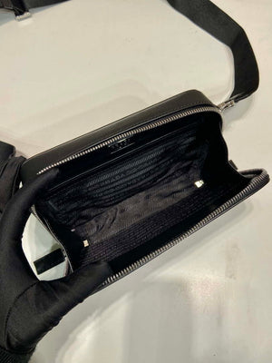 Prada 2VH173 Prada Brique Saffiano leather bag Black - Default Title - View 8
