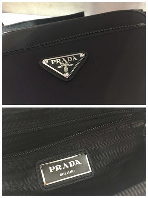Prada 2VL977 Re-Nylon and Saffiano leather belt bag Black - Default Title - View 3