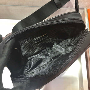 Prada 2VL977 Re-Nylon and Saffiano leather belt bag Black - Default Title - View 6
