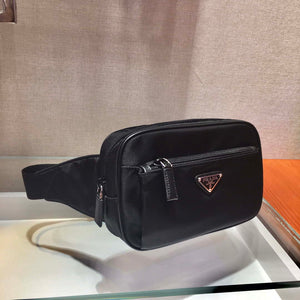 Prada 2VL977 Re-Nylon and Saffiano leather belt bag Black - Default Title - View 8