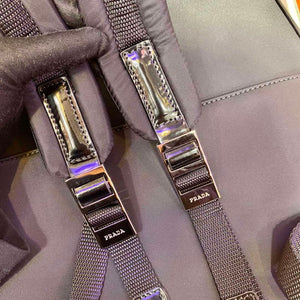 Prada 2VZ084 Re-Nylon and Leather Backpack Black - Default Title - View 6