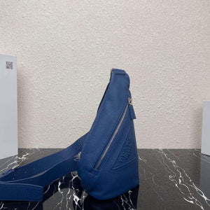 Prada 2VZ098 Prada Cross Leather Bag Blue - Default Title - View 2