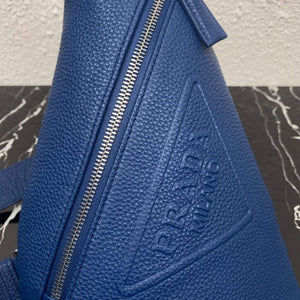 Prada 2VZ098 Prada Cross Leather Bag Blue - Default Title - View 5