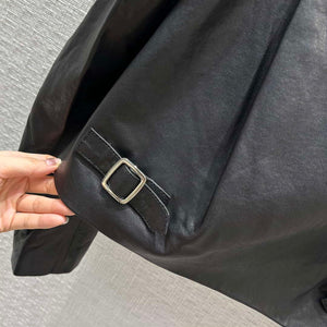 Prada 58A139 Women's Fashion Clothing Leather Jacket P99462 - S - View 9