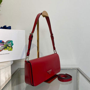 Prada Brushed leather Prada Femme 1BD323 Red - Default Title - View 3
