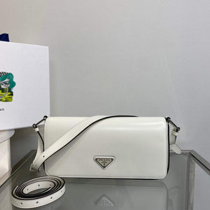 Prada Brushed leather Prada Femme 1BD323 White - Default Title - View 7