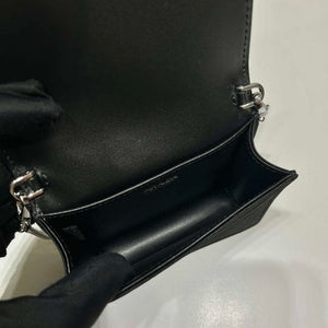 Prada Crystal-studded card holder with shoulder strap 1MR024 Black Crystal - Default Title - View 8