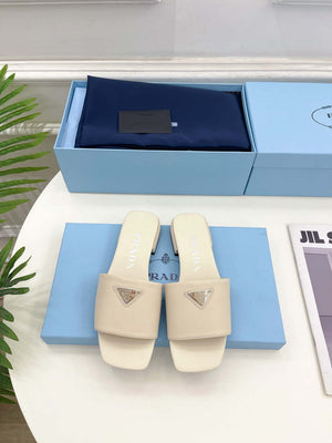 Prada Embossed leather slides leather P91265 - 34 - View 1