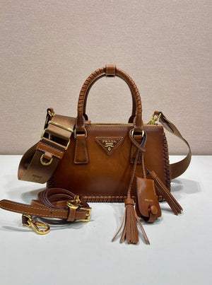 Prada Galleria mini leather bag 1BA916 Brown - Default Title - View 2