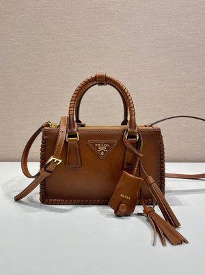 Prada Galleria mini leather bag 1BA916 Brown - Default Title - View 3