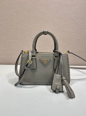 Prada Galleria mini leather bag 1BA916 gray - Default Title - View 2