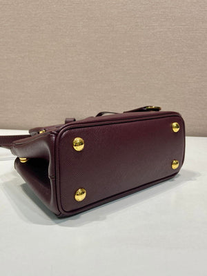 Prada Galleria mini Saffiano leather bag 1BA916 Wine Red - Default Title - View 6