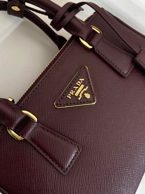 Prada Galleria mini Saffiano leather bag 1BA916 Wine Red - Default Title - View 7