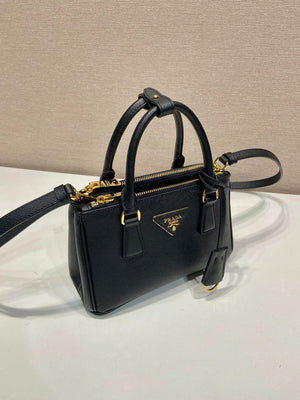 Prada Galleria mini Saffiano leather bag 1BA916 Black - Default Title - View 2
