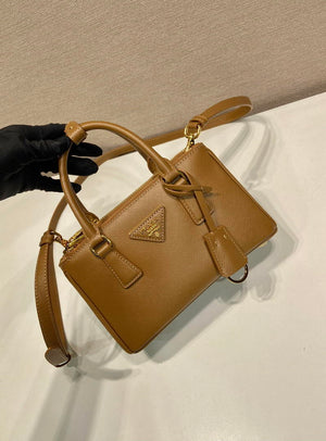 Prada Galleria mini Saffiano leather bag 1BA916 brown - Default Title - View 3